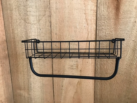 Prateleira de Ferro Preta P