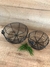 Conjunto de Cestas em Ferro Marrom - comprar online
