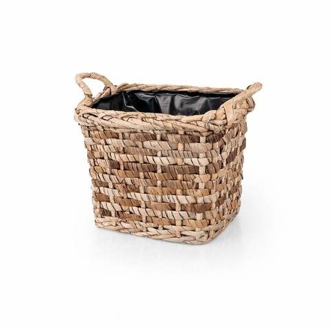 Cesto Retangular em Fibra Natural