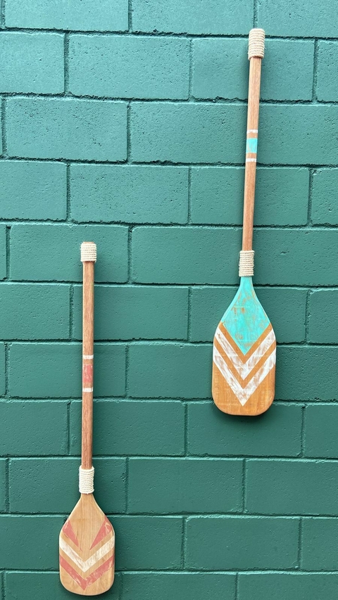 Remos Decorativos em Madeira e Corda