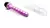 Vibrador con Funda Transparente y Varita Lila - comprar online