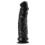DILDO AMERICANO GRANDE VENTOSA NEGRO 18 X 4,3 cm