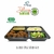 BANDEJA SELAVEL 4 DIV PRETA C/200
