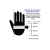 LUVA VINILFLEX (M) PRETA VABENE C/100 UN - comprar online