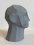 Escultura face cinza - 17X9 - comprar online