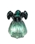 Murano verde c/ fragmentos dourados - 17X14 - comprar online