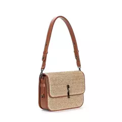 Bolsa Baguete Alça De Ombro Bege Santa Lolla - comprar online