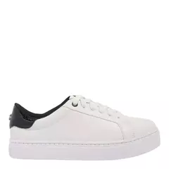 Tênis Feminino Branco detalhes preto Floater Lux Recortes Santa Lolla - comprar online
