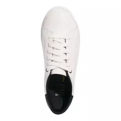 Tênis Feminino Branco detalhes preto Floater Lux Recortes Santa Lolla - lburc