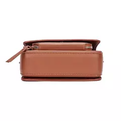 Bolsa Baguete Pu Liso Caramelo Degalls - loja online