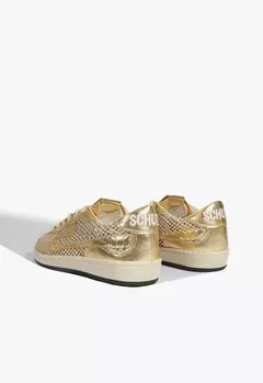 Tênis Tela Camurça Dourado Schutz - loja online