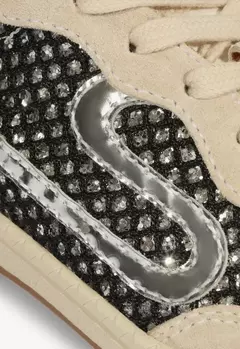 Imagem do Tênis Tela Camurça Preto Prata Schutz