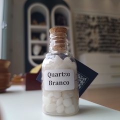 GARRAFA DE PEDRAS- QUARTZO BRANCO