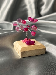 ÁRVORE NA BASE MINE- ÁGATA ROSA - comprar online