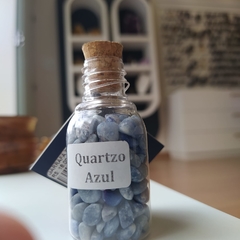 GARRAFA DE PEDRAS- QUARTZO AZUL