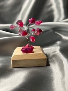 ÁRVORE NA BASE MINE- ÁGATA ROSA