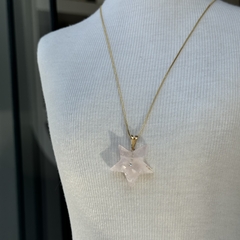 PINGENTE ESTRELA C/ STRASS- QUARTZO ROSA na internet
