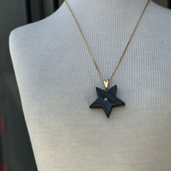 PINGENTE ESTRELA C/ STRASS- ÔNIX