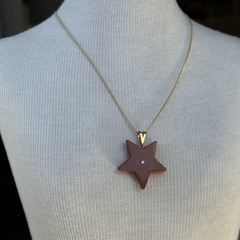 PINGENTE ESTRELA C/ STRASS- PEDRA DO SOL na internet