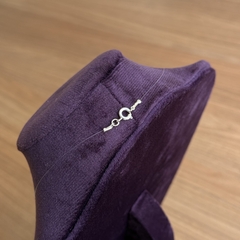 COLAR FIO DE NYLON GOTA PRATA 925 na internet