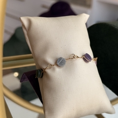 PULSEIRA BOTÃO (OURO)- MISTA na internet