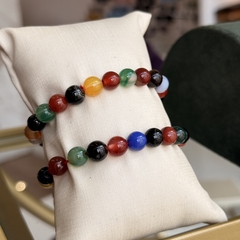 PULSEIRA BOLA 8MM- MISTA - Nova Topázio