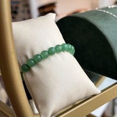 PULSEIRA BOLA 8MM- QUARTZO VERDE - Nova Topázio