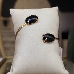 BRACELETE PEDRA DUPLA- ÔNIX - comprar online