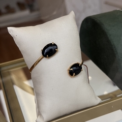BRACELETE PEDRA DUPLA- ÔNIX na internet
