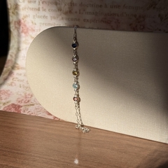 PULSEIRA PRATA 925 - ZIRCONIAS SEGUIDAS COLORIDAS - loja online