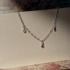 PULSEIRA PRATA 925 - ZIRCONIAS AMETISTA na internet
