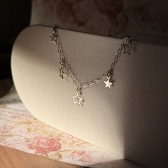 PULSEIRA PRATA 925 - ESTRELAS INTERCALADAS - comprar online