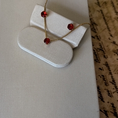 CONJUNTO 5MM VERMELHO RUBI - loja online