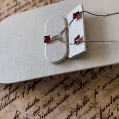Imagem do CONJUNTO CARRE 6X6 VERMELHO RUBI