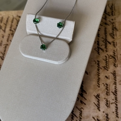 CONJUNTO 5MM VERDE ESMERALDA - comprar online