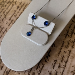 CONJUNTO GOTA 6X8 AZUL MONTANA (PRATA) - comprar online
