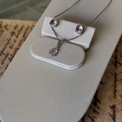 CONJUNTO GOTA 6X8 ROSA (PRATA) - loja online