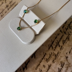 CONJUNTO 5MM VERDE ESMERALDA - comprar online