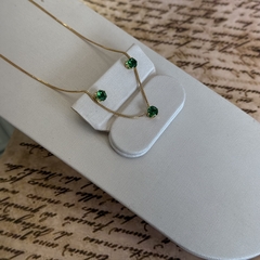 Imagem do CONJUNTO 5MM VERDE ESMERALDA