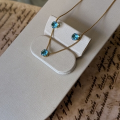 CONJUNTO 6MM AQUAMARINE - loja online