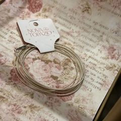 PULSEIRA CORDA DE VIOLÃO (PRATA) - comprar online