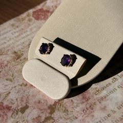 BRINCO CABOCHÃO 6x9 - AMETISTA - loja online