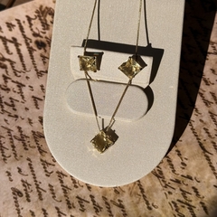 CONJUNTO CARRE 10x10 CITRINO