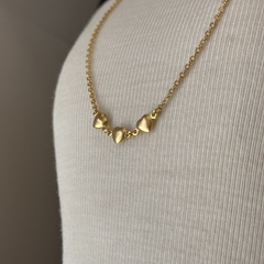 COLAR 9 CORAÇÕES (OURO) - comprar online