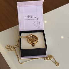 COLAR FRAGMENTOS CITRINO ESPÍRITO SANTO (OURO) na internet