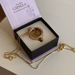 COLAR FRAGMENTOS CITRINO ESPÍRITO SANTO (OURO) - Nova Topázio