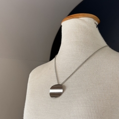 COLAR REDONDO ONDULADO AÇO INOX - Nova Topázio