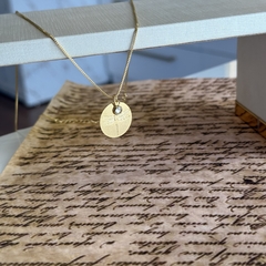 Imagem do COLAR MEDALHA COM LIBELULA (OURO)