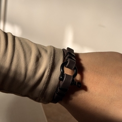 PULSEIRA COURO MASCULINA FINA - comprar online