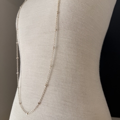 COLAR LONGO ESFERAS (PRATA) - comprar online